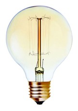 60 Watt G125 E27 Carbon Fillament Bulb