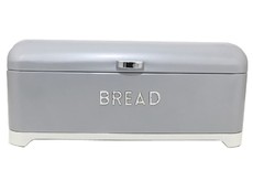 Tin Bread Bin - Silver
