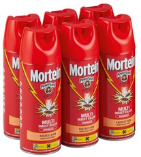 Mortein PowerGard Ultra Fast - Multi Insect Killer - Odourless - 6 x 300ml