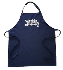 DSA - 100% Cotton Graphic Apron - Navy