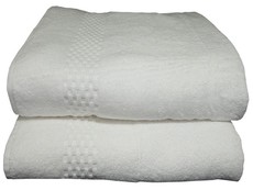 Surplus Design 5 Bath Sheet 90x180 1100gms - White