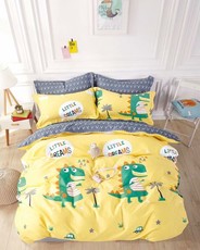 Linen Boutique - Kids Duvet Cover 3pc Set - Little Dreams Dino