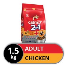 Catmor - Dry Cat Food - 2in1 Chicken Gravy Chunks + Beefy Bites 1.5kg