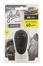 Glade Sport Liquid Car Perfume New Car Refill - 1 x 7ml