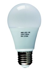 9 Watt A60 LED E27 Warm White