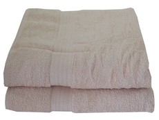 Bunty's Surplus Bath Sheet 100 x 160cms 511GSM Design 14 (2 Piece Pack) - Peach