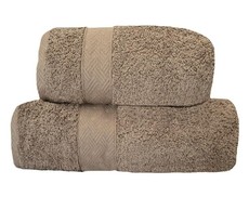 Dreyer Luxury 630gsm Mocha Bath & Hand Towel Set