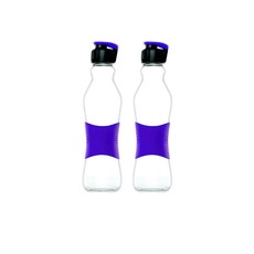 Consol - 500ml Grip n Go Bottle Sports lid purple - 2pk