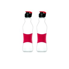 Consol - 500ml Grip n Go Bottle Sports lid Red - 2pk