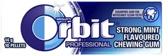 Wrigley Gum Orbit Prof Strong Mint OTC 30x14g