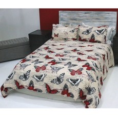 Lush Living - Duvet Cover Set - Butterfly Monarch - Queen
