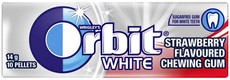 Wrigley Gum Orbit White Strawberry OTC 30x14g