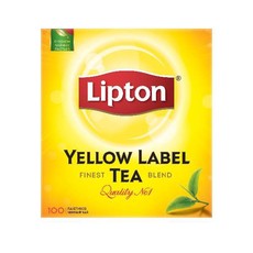 Lipton Black Tagged Tea Bags (12 Boxes 100 Bags Each)