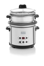Black & Decker 1.8L Stainless Steel Rice and Pasta Cooker
