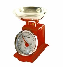 Kitchen Scales - Traditional - Red