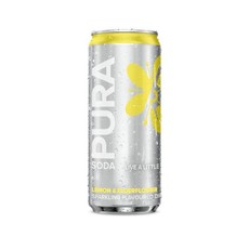 PURA Soda Lemon & Elderflower 24 x 330ml