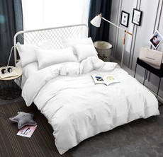 Linen Boutique - Duvet Cover 205TC 100% Pure Cotton - Snow White