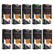 Nespresso Compatible Caffeluxe Coffee 100 Capsules - Bulk (No Decaffe)