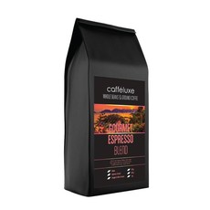 Caffeluxe Plunger Ground Gourmet Espresso Blend Dark Roast - 1kg