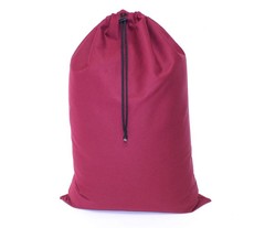 DSA 100% Cotton Laundry/Storage Bag - Burgundy