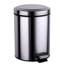 SDS Stainless Steel Pedal Waste Bin - 5 Litre 5L