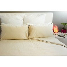 Lush Living - Duvet Cover Set - Beige Embellished - Queen - Special Ed