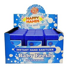 HAPPY HANDS - Instant Hand Sanitizer - 30 x 20ml Credit card shaped sprayer bottles