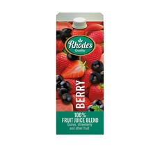 Rhodes 100% Fruit Juice Berry Blend - 6 x 2 Lt