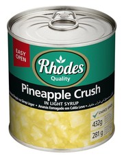 Rhodes - Pineapple Crush in Light Syrup 12x432g