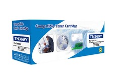 Brother TN369 / TN-369Y / 369 Compatible Yellow Toner