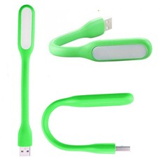 3x Portable USB LED Lights - Green