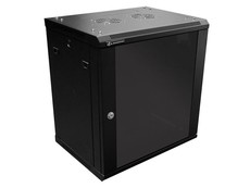 Linkbasic 12U Fixed Wall Box: Server Network Rack / Cabinet. 19-inch