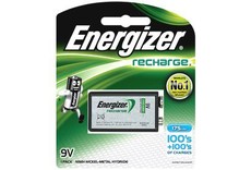 Energizer NiMH Rechargeable Battery - 9V 175 mAh