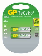 GP AAA NiMH Batteries - 1.2V 850 mAh