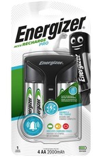 Energizer Pro Charger + 4x NiMH AA 2000mAh Batteries