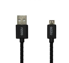 Gizzu Micro USB Braided Cable 2m - Black