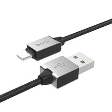 Hoco Refined Steel Lightning Charging Cable