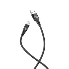 Hoco Tricyclic silicone charging data cable With Micro USB Connector