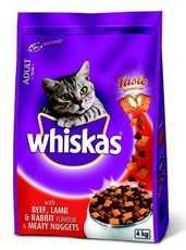 Whiskas - 4kg Beef & Lamb & Rabbit Cat Food