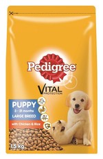 Pedigree - Puppy Large To Giant Breed Chicken & Rice Dry Dog Food - 1.5kg