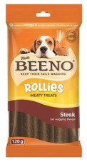 Beeno - Rollies Meaty Dog Treats Steak - 0.12kg
