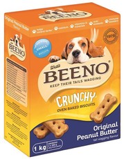 Beeno - Small to Medium Breed Traditional Crunchy Biscuit Treats Original - 1kg