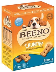 Beeno - Small to Medium Breed Traditional Crunchy Biscuit Treats Biltong - 1kg