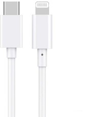 TUFF-LUV 8pin Lightning to USB C cable (1m) - White