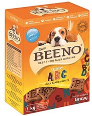 Beeno - Small to Medium Breed Traditional Crunchy Biscuit Treats With Gravy - 1kg