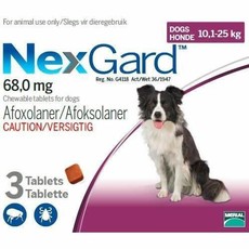 NexGard Chewables Tick & Flea Control for Large Dogs - 3 Tablets