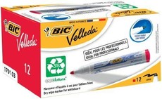 BIC Velleda 1701 Whiteboard Bullet Point Marker - Red (Box of 12)