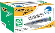 BIC Velleda 1701 Whiteboard Bullet Point Marker - Green (Box of 12)