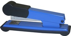 Bantex Metal Medium Half Strip Office Stapler - Cobalt Blue