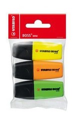 Stabilo Boss Mini Highlighers (Pack of 3)